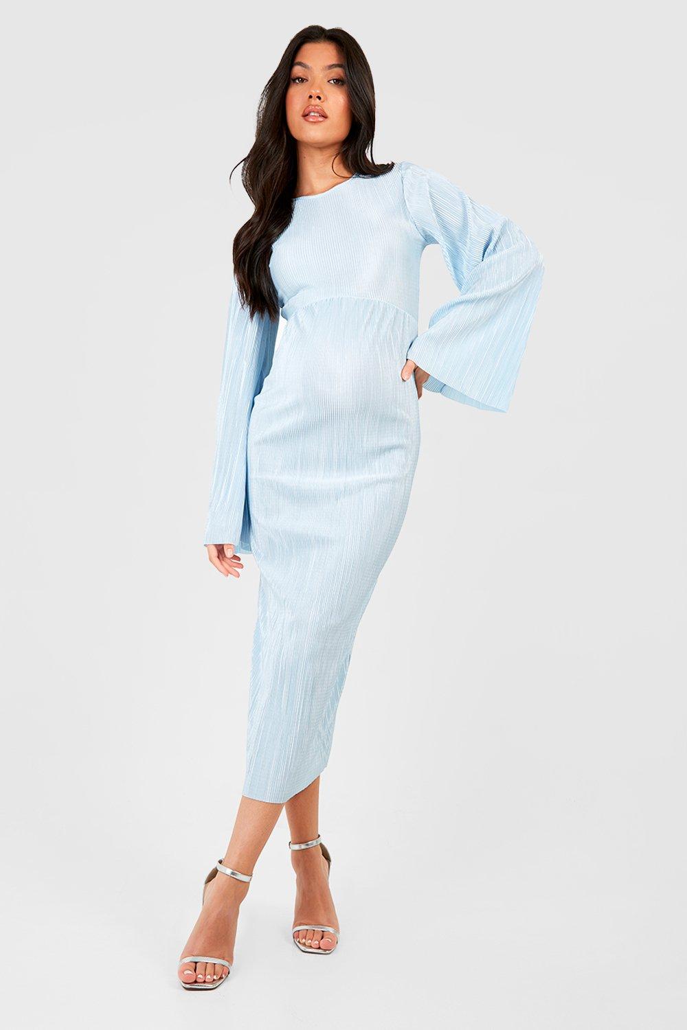 Boohoo light blue outlet dress